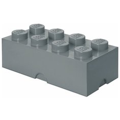Ящик для хранения LEGO 8 Storage brick темно-серый