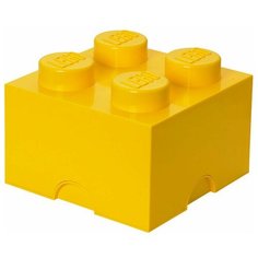 Ящик для хранения LEGO 4 Storage brick желтый