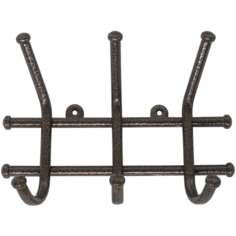 Вешалка для верхней одежды ЗМИ Норма 3 медный антик