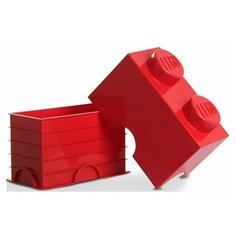 Ящик для хранения LEGO 2 Storage brick красный