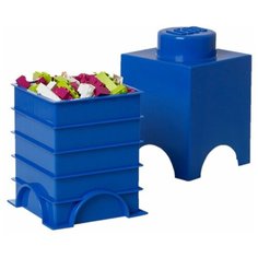 Ящик для хранения LEGO 1 Storage brick синий