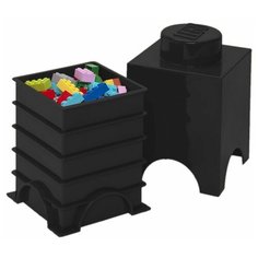 Ящик для хранения LEGO 1 Storage brick черный