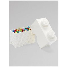 Ящик для хранения LEGO 2 Storage brick белый