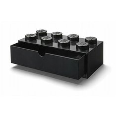 Ящик для хранения LEGO Desk Drawer 8 черный