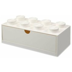 Ящик для хранения LEGO Desk Drawer 8 белый