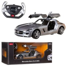 Машина р/у 1:14 Mercedes-Benz SLS AMG, цвет серебряный 40MHZ Rastar