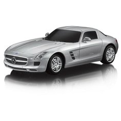 Машина р/у 1:24 Mercedes SLS AMG, 19см, цвет серебряный 40MHZ Rastar
