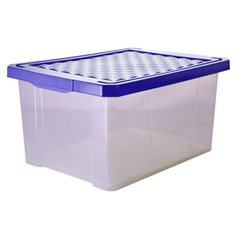 Ящик для хранения Optima 17л синий лего Bran Q