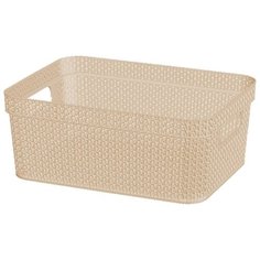 Корзина прямоугольная Ajur 11л слоновая кость Bran Q