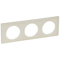 Рамка 3-постовая Legrand Celiane слоновая кость 066623