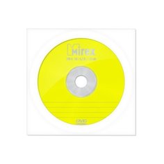 Диск DVD-R Mirex 4,7Gb 16x 1 шт. бумажный конверт