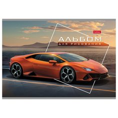 Альбом для рисования А4, 32л Hatber "Автотюнинг" (100 г/кв.м, скрепка, 205х290мм) 9шт. (32А4В)
