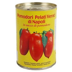 Томаты очищенные в собственном соку Sapori di Napoli, 400 г