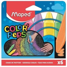 Maped Мел асфальтный ColorPeps, 6 шт