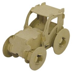 Smubic 3D-пазл для раскрашивания, Трактор