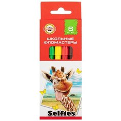 KOH-I-NOOR Набор фломастеров Selfies 6 шт., 1002/6 S KS