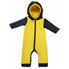 Комбинезон ЁМАЁ Байкер (22-415), размер 80, лимонный хром