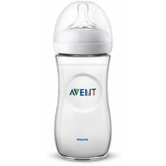 Philips AVENT Бутылочка полипропиленовая Natural SCF036/17, 330 мл, с 6 месяцев, бесцветный