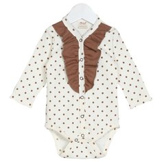 Боди ЁМАЁ размер 80, светло-бежевый