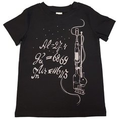 Футболка ЁМАЁ, размер 128, черный