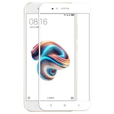 Защитное 3D стекло полного покрытия Xiaomi Mi 5x / Mi A1 белая рамка Glass PRO
