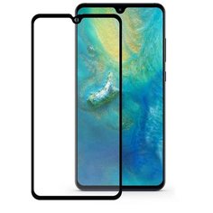 Защитное стекло полного покрытия Huawei Mate 20 HMA L29 черная рамка Glass PRO