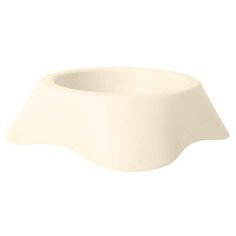 Миска для животных пластиковая DUVO+ , молочная, 18х5см/300мл (Бельгия)