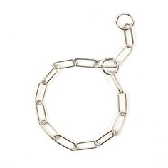 Ошейник-удавка для собак металлическая цепь крупная DUVO+ , 60см/3мм (Бельгия)