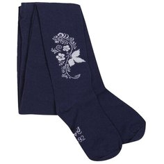 Колготки ЁМАЁ 19-121, размер 86-92, темно-синий