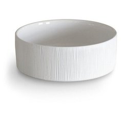 Миска для животных TARHONG керамическая "Wood Grain", белая, 15.2х15.2х5.2см (700мл)