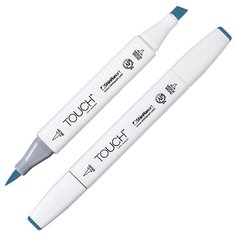 Маркер TOUCH BRUSH двухсторонний на спирт.основе цв.062 синий морской