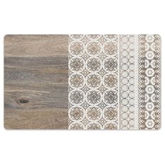 Коврик под миски TARHONG "Moroccan Wood", древесный с рисунком, 48х29см