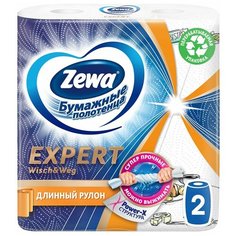 Полотенца бумажные Zewa с рисунком SCA 2 рулона Россия