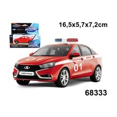 Машинка "Lada Vesta. Пожарная охрана ", 1:36 Autogrand