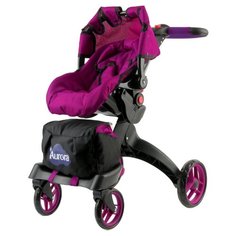 Коляска-трансформер для кукол, многофункциональная, прогулочная 12 в 1 "Buggy Boom Aurora" Melobo / Melogo