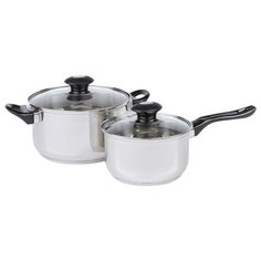 Набор кастрюль (кастрюля 20 см, соусник 16 см) с крышками Pomi Doro