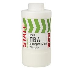 Клей ПВА универсальный 2,3 кг (бумага, картон, дерево), STAFF, 606433