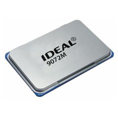 Штемпельная подушка TRODAT IDEAL (110х70 мм), металлическая, синяя, 9072Мс, 153122