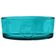 Миска для животных TARHONG "Embossed Paw", бирюзовая, 15.4х5.6см, 950мл