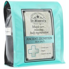 Dr.Mineral’s, Соль для ванн «Ancient Zechstein sea salt» ,соль ископаемого моря Zechstein пакет 1,2 кг, Dr.Minerals