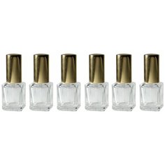 Флакон для духов Aromaprovokator 5 ml спрей золото металл набор 6 шт