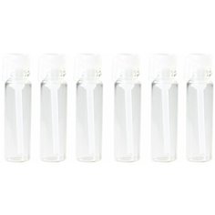 Пробники (фиолки) Aromaprovokator для духов 1 ml крышка белая набор 100 штук