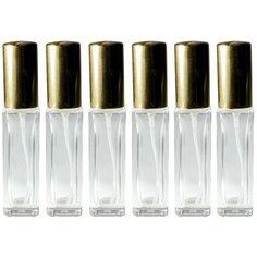Флакон Aromaprovokator для духов стекло спрей золото 8 ml набор 6 штук