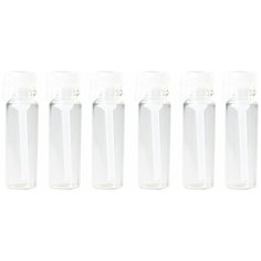 Пробники (фиолки) Aromaprovokator для духов 0,5 ml крышка белая набор 100 шт