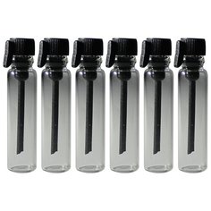 Пробники (фиолки) Aromaprovokator для духов 1 ml крышка черная набор 800 штук