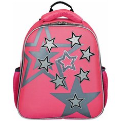 Ранец №1School Basic Звезды 2 отд., эргоном. Спинка