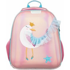 Ранец №1School Basic Чайка, 2 отд., эргоном. Cпинка