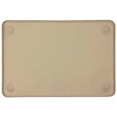 Коврик под миску силиконовый с присосками для животных STEFAN, размер L, светло-коричневый, WF18203