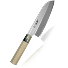 Кухонный Нож Сантоку Fuji Cutlery Narihira (FC-579), длина лезвия 165 мм, нержавеющая сталь, рукоять магнолия, заточка #5000