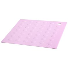 Коврик силиконовый термостойкий для горячей посуды EliZa home, розовый, WH90307